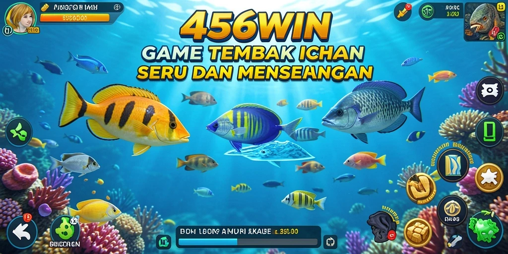 Tangkapan layar utama 456WIN menunjukkan aksi menembak ikan yang mendebarkan.