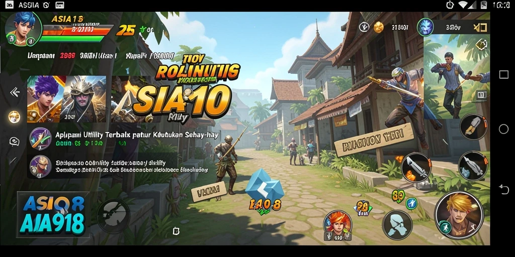 Tampilan antarmuka ASIA918 yang sederhana dan fungsional.