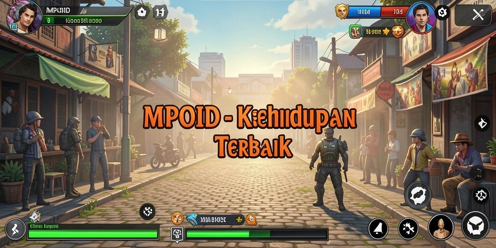 Tampilan gameplay utama MPOID dengan elemen simulasi yang seru.