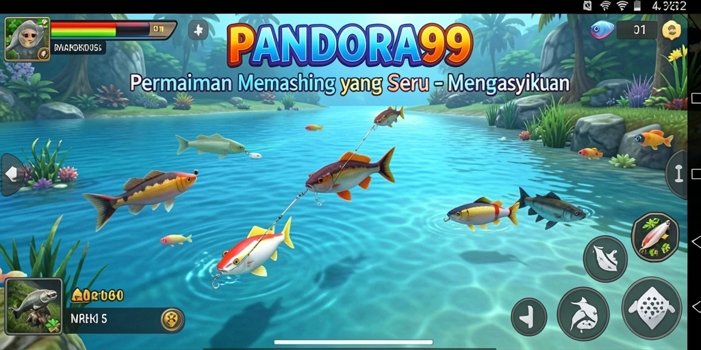 Tangkapan ikan yang menakjubkan dalam gameplay PANDORA99.