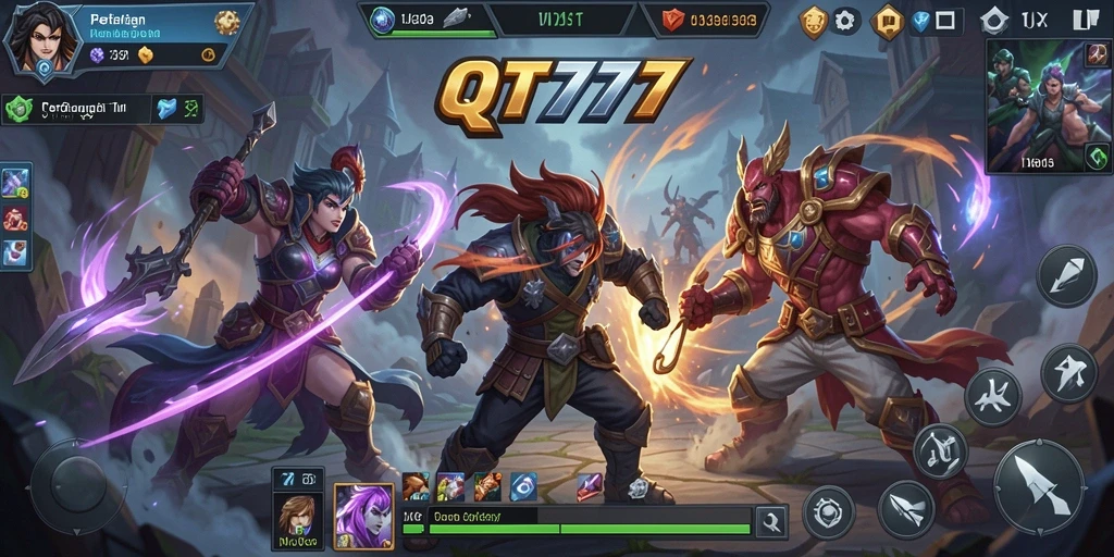 Tampilan gameplay QT777 yang menegangkan dan penuh aksi.