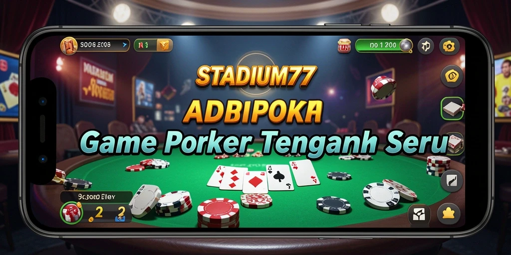 Screenshot gameplay STADIUM77 yang menampilkan aksi Poker seru.