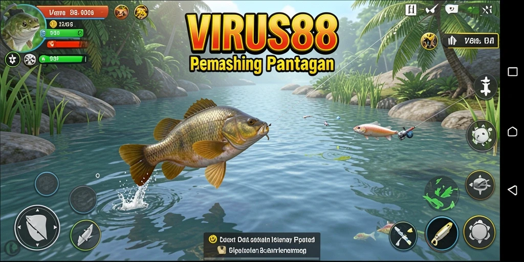 Tangkapan ikan yang seru dan lingkungan yang menakjubkan.